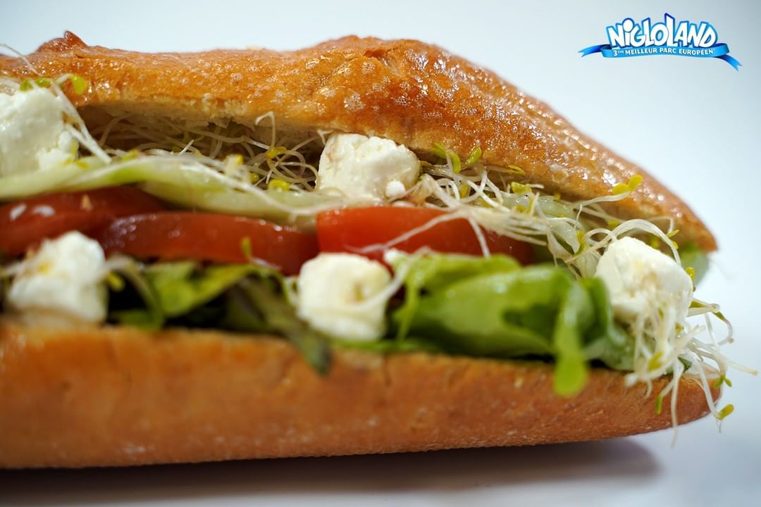 Sandwichs végétariens Sandwich plat végétarien Nigloland